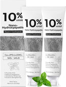 Nano-Hydroxyapatite Toothpaste, New Upgraded Formula, Strengthens Enamel,Fluoride-Free Toothpaste ，Gentle on Sensitive Teeth 4.23oz 2pc Infinity Warehouse