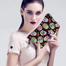 Cosmetic Bag MRSP Makeup bags for women,Small makeup pouch Travel bags for toiletries waterproof Dead Sugar Skull (particular 51711) MRSP