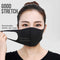 Zishen Premium Fabric Face Mask, Washable Reusuable Comfortable Protective Unisex Facial Cover, ATB+UV Protection (Black, 3EA) Zishen