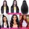 Beauty Forever T-Part Lace Front Wig Brazilian Virgin Human Hair Wig，Hand Tied Pre-plucked Straight T-Shape Lace Part Wig 150% Density Natural Color Middle Part Beauty Forever Store