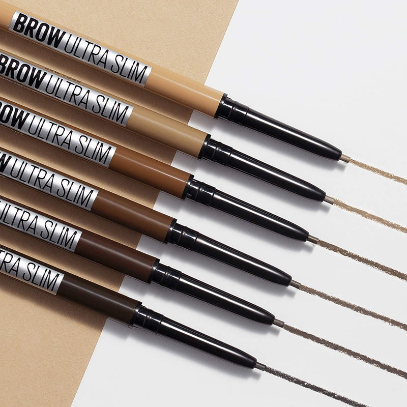 Maybelline New York Brow Ultra Slim Defining Eyebrow Makeup Mechanical Pencil with .55 MM Tip & Blending Spoolie For Precisely Defined Eyebrows, 250 BLONDE Maybelline New York