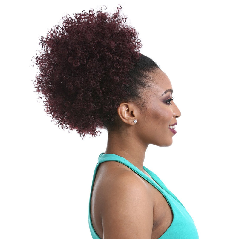 Sensationnel Synthetic Hair DrawString Ponytail Instant Pony Natural Afro 10" (1B) Sensationnel