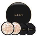 AGE20'S Signature Essence Pact SPF 50+ | Pack of 2 | 21N VANILLA | Cream Foundation, Dewy Finish, Natural Coverage | Korean Cushion Foundation Infinity Warehouse