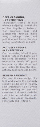 The Nue Co. - BARRIER CULTURE CLEANSER - Soothing Prebiotic + Probiotic Skincare Cleanser For All Skin Types With Patented Technology - Anti-Pollution - Apple Amino Acids, Calendula + Chamomile - Vegan, Fragrance-Free, Non-Toxic - 120ml The Nue Co