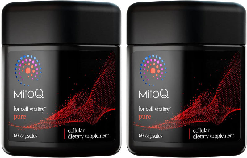 MitoQ Pure Advanced Mitochondria Supplement Superior Bioavailability to CoQ10 | Reduces Free Radical Damage for Healthy Aging, Metabolism, Heart Health, Energy, Strength & Mobility Infinity Warehouse