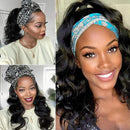UNice Body Wave Headband Human Hair Wig for Black Women Brazilian Remy Hair Glueless Non Lace Front Wig Wear and Go 150% Density 22inch UNICE Store