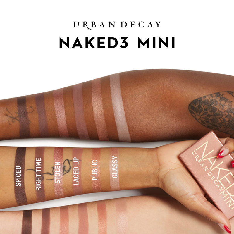 Urban Decay Naked3 Mini Eyeshadow Palette - Pigmented Eye Makeup Palette For On the Go - Ultra Blendable - Up to 12 Hour Wear URBAN DECAY