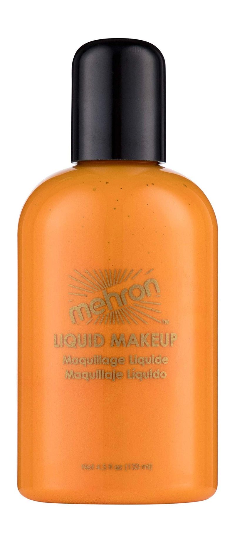 Mehron Makeup Liquid Face and Body Paint (4.5 oz) (Orange) Mehron