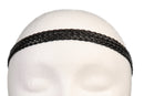 Caravan Headband, 2 Braid Stretch, Black CARAVAN
