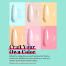 Beetles Gel Nail Polish Set, Marshmallow Collection Spring Summer Pastel Nude Pink Blue 6 Colors Soak Off Gel Polish Kit Gift for Women beetles Gel Polish Store