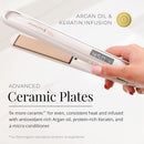Remington Shine Therapy 1 inch Hair Straightener Iron, Flat Iron for Hair Infused with Argan Oil & Keratin, Professional Ceramic Flat Iron for Less Frizz, Shinier & Smoother Hair, Hair Styling Tools Infinity Warehouse
