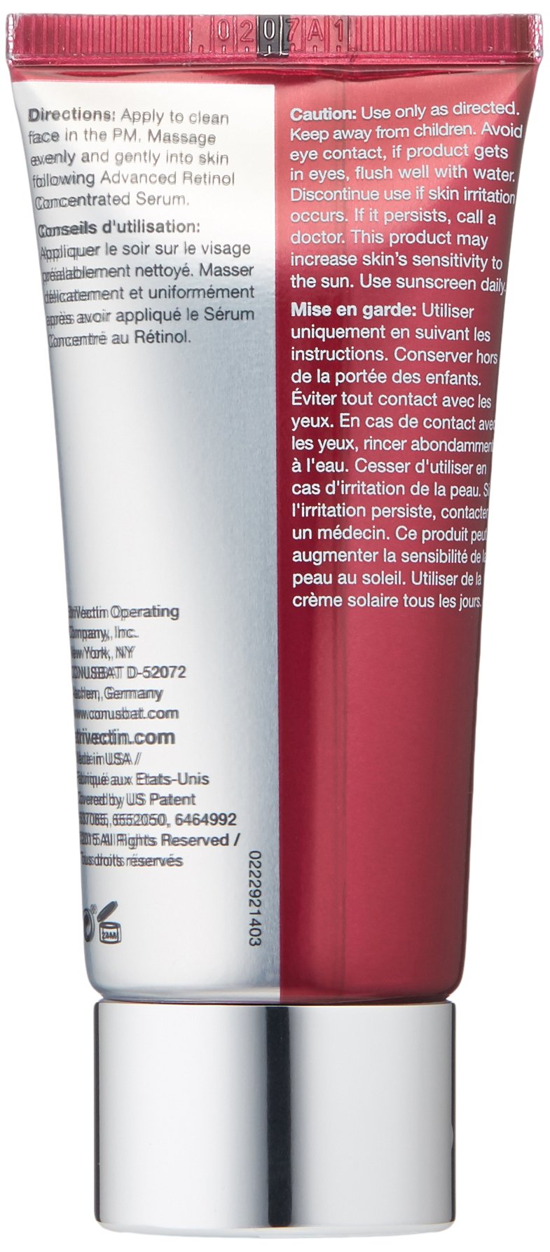 StriVectin Advanced Retinol Intensive Night Moisturizer, Face Cream that Targets Visible Signs of Aging for Healthier Skin, 1.1 Fl Oz StriVectin