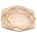 Gonex Small Makeup Bag for Purse PU Vegan Leather Travel Cosmetic Pouch Toiletry Bag for Women Girls Gifts with Gift Box Portable Water-Resistant Daily Storage Organzier Khaki Gonex Store