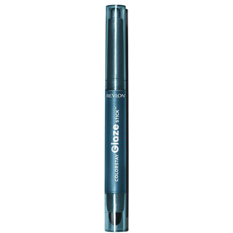 Revlon ColorStay Glaze Stick Eye Shadowliner, Longlasting Shimmer Cream Shadow and Liner Makeup in Blue, 875 Sapphire, 0.037 oz REVLON