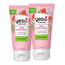 Yes To Watermelon I Daily Hand Cream 3 Oz 2 Pack I I Hydrate Refresh I Watermelon Extract I Vegan I 95 Natural Ingredients, All Skin Types Yes To