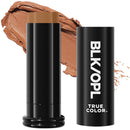 BLK/OPL Skin Perfecting Foundation Stick, SPF 15 Buildable & Blendable Face Foundation Makeup with Matte Finish - Full Coverage, Color Correcting & Sculpting - Hypoallergenic (Amber)