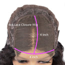 Midulla Lace Front Wig Human Hair Deep Wave Wig 4×4 Brazilian Human Hair Wig for Black Women Human Hair Curly Wigs Pre Plucked With Baby Hair Natural Color 16 Inch Midulla Store