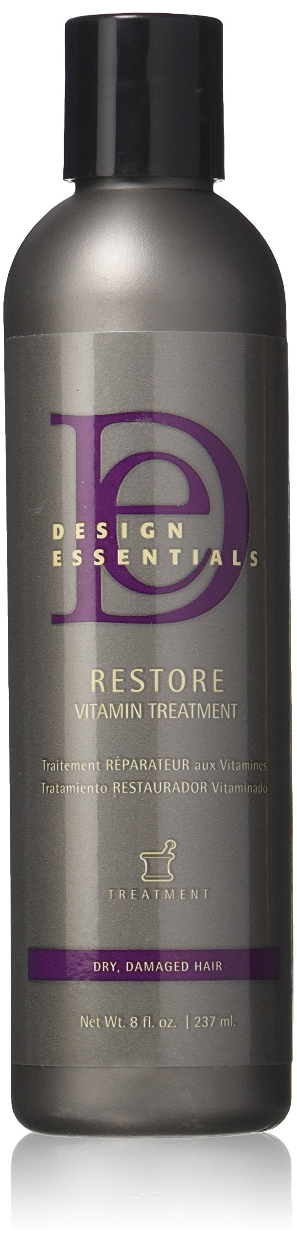 Design Essentials Restore Vitamin Treatment for Natural Dry Damaged Hair - 8 Oz Design Essentials Store