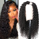 UNice Hair U Part Wig Human Hair Curly Wigs for Black Women Brazilian Virgin Hair Half Wigs Glueless Full Head U Shape Clip in Wig 150% Density 20inch UNICE Store