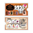 PUEEN Nail Art Stamping Plate - Halloween Party 01 - Theme Park Collection 125x65mm Unique Nailart Polish Stamping Manicure Image Plates Accessories Kit - BH000725 PUEEN