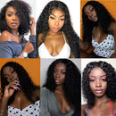 Perstar Water Wave Wig Human Hair Wigs For Women Brazilian Water Wave Lace Front Wigs Human Hair Pre Plucked Lace Front Wigs with Baby Hair Unprocessed Human Hair Wigs Wet and Wavy Lace Front Wigs 10" Perstar Store