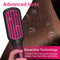 Prizm Hair Straightener Brush, Negative Ion Enhanced Hot Straightening Brush, 30s Fast Heating for Smooth, Frizz-Free and Shine hair, Anti Scald, Temp Lock, LCD Display, Portable for Home & Travel Prizm