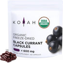 Organic Black Currant Capsules, Freeze-Dried: 60 Capsules Infinity Warehouse