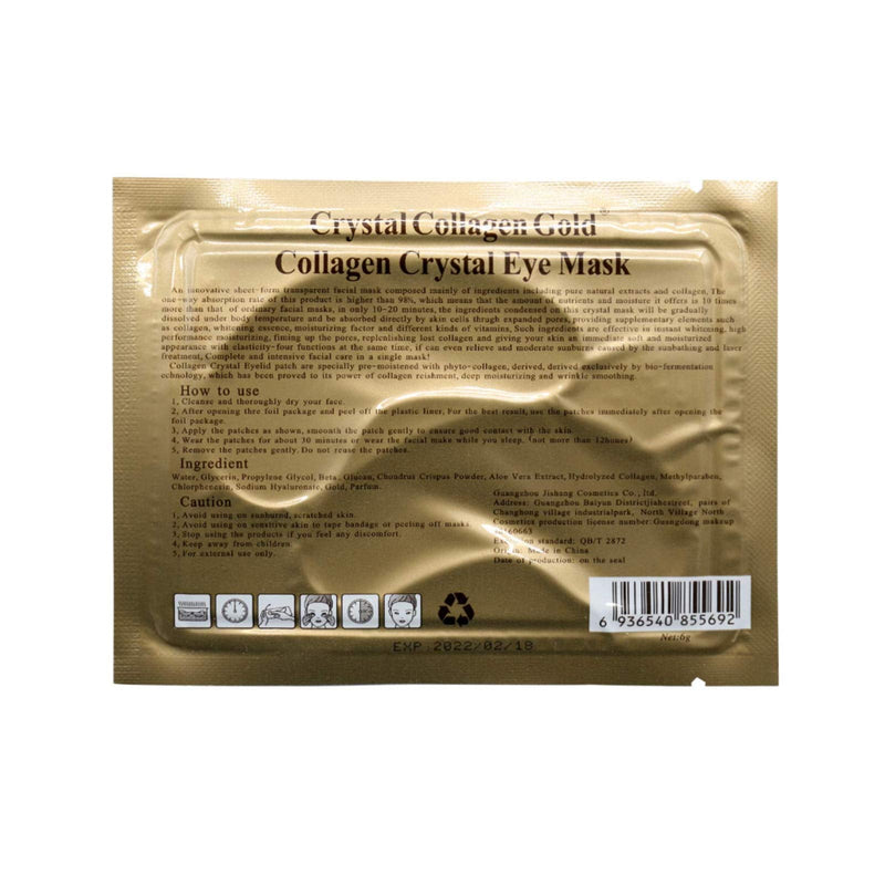 Jakuva 30 Pairs Premium Under Eye Patches,24K Gold Collagen Eye Masks Powder Crystal Gel Masks For Anti Aging, Remove Eye Bags, Anti Wrinkles, Moisturizing & Hydrating, Improves Elasticity (Black) Jakuva Store