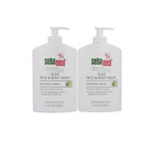 Sebamed Olive Face and Body Wash With Pump for Sensitive Dry and Delicate Skin pH 5.5 Ultra Mild Dermatologist Recommended Cleanser with Olive Oil and Panthenol 13.5 Fluid Ounces (400mL) Pack of 2 SEBAMED Store
