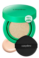 Easydew Mela B Toning Ampoule Cushion - 2-in-1 Korean Skin Care & Face Beauty Makeup - Age-Defying Full Coverage Cushion Foundation with Niacinamide & Hyaluron-Vital C 0.45 oz (