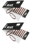 Blax BROWN Hair Elastics 4mm, 8 count (2-pack) Blax