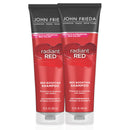 John Frieda Radiant Red Shampoo for Red Hair, Helps Enhance Red Hair Shades, with Pomegranate and Vitamin E, 8.3 Ounce (Pack of 2) John Frieda