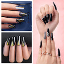 Beetles Gel Nail Polish Kit- 2 Pcs 15ml Black White Colors Gel Polish Set Soak Off LED Nail Gel Polish Nail Art Manicure Salon DIY at Home Design Decorations beetles Gel Polish