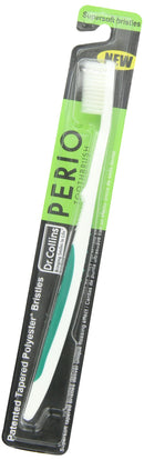 Dr. Collins Perio Toothbrush, (colors vary), 1 Count Dr. Collins