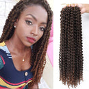 24Inch Passion Twist Hair 6 Packs Water Wave Crochet Braids for Butterfly Locs Hair Synthetic Crochet Braiding Hair Goddess Locs Long Bohemian Locs Hair(24 Inch, 1B/T30) VETYES