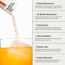 The Absorption Company Electrolyte Powder Packets - Workout Recovery & Hydration Drink Mix with Liposomal Glutathione, Vitamin C & Methylated B Vitamins - Mango Lemonade (14 Sticks) Infinity Warehouse