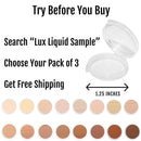 BaeBlu Organic Aloe-Based LUX Liquid Foundation, Natural Vegan Gluten-Free Made in USA, Hazelnut BaeBlu