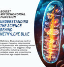 Methylene Blue Pharmaceutical Grade 4.06 fl oz (120 mL), 99% Purity Supplement for Humans, Formaldehyde-Free, Alcohol-Free, Glass Bottle Infinity Warehouse