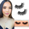 Real 3D Mink Lashes High Volume False Eyelashes Mink Strip 16mm Bushy Hand Made Strip Natural Fluffy Reusable Make Up Eyelashes For Women with Tweezers SWINGINGHAIR 1 pair SWINGINGHAIR Store