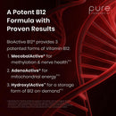 BioActive B12 Liquid Drops, Methylated B12, 5,000 mcg, Vegan, 20 mL Infinity Warehouse