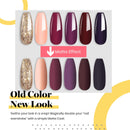 Beetles Gel No Wipe Matte Top Coat - Soak Off Nail Lamp Gel Nail Polish Matte Finish and Long Lasting for Christmas Gift Set Gel Nail Kit beetles Gel Polish