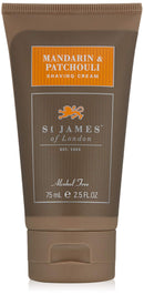 St James of London Mandarin & Patchouli Shave Cream Tube, 2.5 Fl Oz St James of London