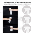 Spray Bottle 6 oz (180 ml), Leak Proof Squirt Bottle, 3 Ways Adjustable Nozzle, Refillable Empty Spray Bottle for Cleaning, Cats, Hair, Plants, 2-Pack VANRAY