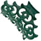 Camila Paris CP2907 French Hair Clips for Women, Girls Hair Claw Clips Jaw Fashion Durable and Styling Hair Accessories for Women, Strong Hold No Slip Grip, Made in France. 2 inch Green Camila Store