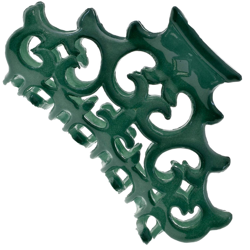 Camila Paris CP2907 French Hair Clips for Women, Girls Hair Claw Clips Jaw Fashion Durable and Styling Hair Accessories for Women, Strong Hold No Slip Grip, Made in France. 2 inch Green Camila Store