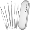 Blackhead Remover Pimple Popper Tool - Upmore Professional Pimple Comedone Extractor Popper Tool Acne Removal Kit for Removing Blackhead Whitehead Pimples Acne on Nose Face Skin with Carrying Box Upmore