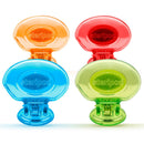 Steripod Clip-On Toothbrush Protector, Blue, Green, Red, Orange, 4 Count Steripod