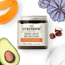 Curlsmith - Double Cream Deep Quencher - Vegan Moisturising Deep Conditioner for Ultra Dry, Wavy, Curly or Coily Hair (8oz) CURLSMITH Store