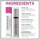 NuOrganic Eyebrow Serum Growth Enhancer Gel | Naturally Grow Fuller, Darker & Thicker brows | Plant Based Stem Cell Serum with Biotin & Growth Peptides | Fast Absorbing, Vegan & Cruelty Free (8ML) NuOrganic Cosmetics