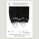 Ugeat Micro Ring Hair Extensions 14inch Micro Loop Remy Human Hair Extensions